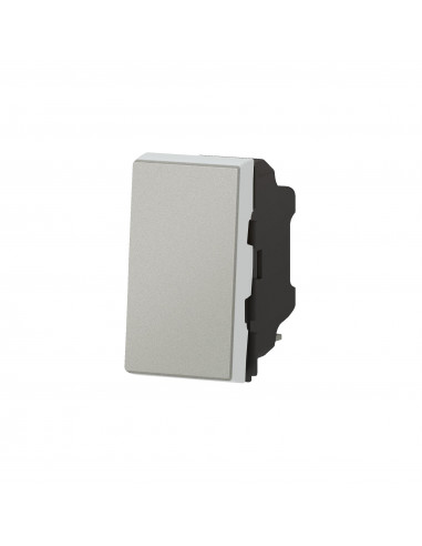 Interrupteur ou va-et-vient 10AX 250V~ Mosaic Easy-Led 1 module alu LEGRAND 079201L