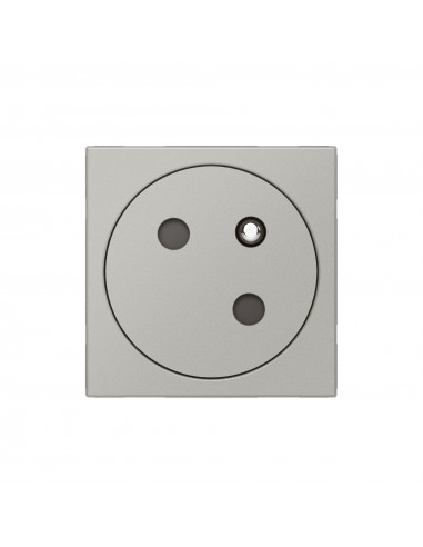 Prise de courant 2P+T Surface Mosaic Link raccordement latéral 2 modules alu LEGRAND 079245L