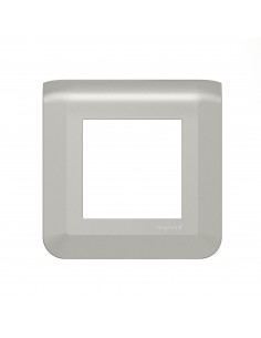 Plaque de finition Mosaic pour 2 modules alu LEGRAND 079302L