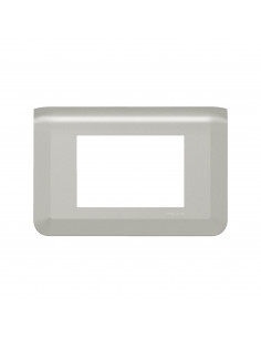 Plaque de finition Mosaic pour 3 modules alu LEGRAND 079303L