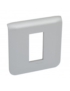 Plaque de finition horizontale Mosaic 1 module alu LEGRAND 079311L
