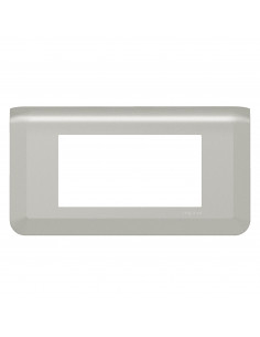Plaque de finition horizontale Mosaic pour 4 modules alu LEGRAND 079314L
