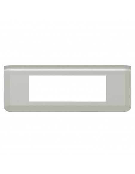 Plaque de finition horizontale Mosaic pour 6 modules alu LEGRAND 079316L