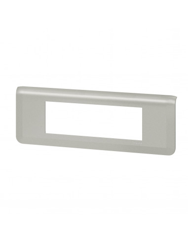 Plaque de finition horizontale Mosaic pour 6 modules alu LEGRAND 079316L