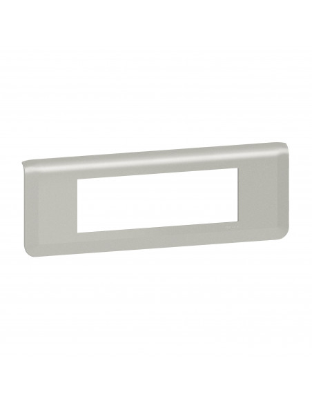 Plaque de finition horizontale Mosaic pour 6 modules alu LEGRAND 079316L