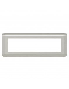Plaque de finition horizontale Mosaic pour 8 modules alu LEGRAND 079318L