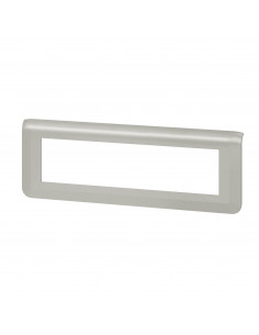 Plaque de finition horizontale Mosaic pour 8 modules alu LEGRAND 079318L 2