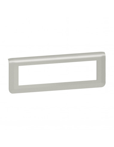 Plaque de finition horizontale Mosaic pour 8 modules alu LEGRAND 079318L