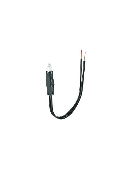 Lampes à câbler 230V fluorescent vert faible consommation 0,55mA LEGRAND 089907