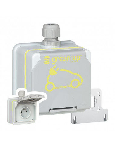 Prise saillie Green'up Access véhicule électrique Modes 1/2 IP66 IK08 16A 230V LEGRAND 090471