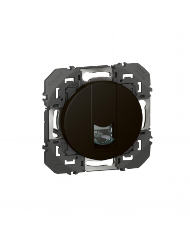 Prise blindée RJ45 catégorie 6 STP dooxie finition noir sachet LEGRAND 095285