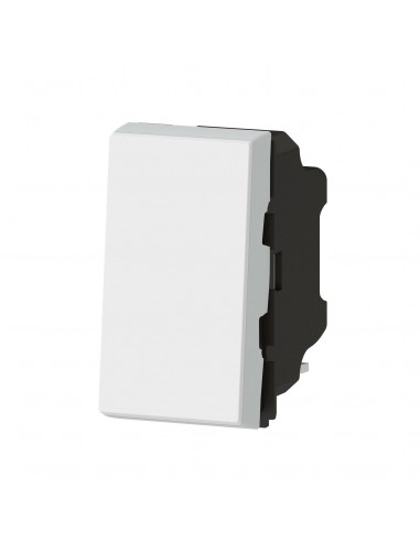 Poussoir Mosaic Easy-Led 6A 1 module blanc LEGRAND 099410