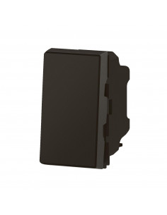 Interrupteur ou va-et-vient Mosaic Easy-Led 10A 1 module noir mat LEGRAND 099440 2
