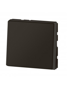 Interrupteur ou va-et-vient Mosaic Easy-Led 10A 2 modules noir mat LEGRAND 099441 2
