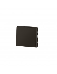 Interrupteur ou va-et-vient témoin voyant Mosaic Easy-Led 10A 2 modules noir LEGRAND 099446 2