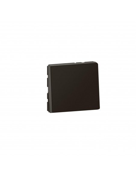 Interrupteur ou va-et-vient témoin voyant Mosaic Easy-Led 10A 2 modules noir LEGRAND 099446
