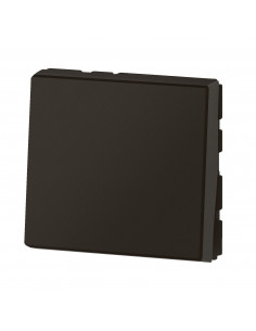 Poussoir lumineux avec voyant Mosaic Easy-Led 6A 2 modules noir mat LEGRAND 099447 2