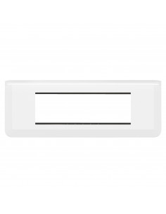 Plaque Mosaic avec support pour 6 modules montage horizontal blanc LEGRAND 099478