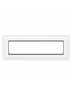 Plaque Mosaic avec support pour 8 modules montage horizontal blanc LEGRAND 099479