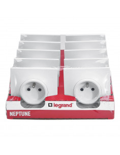 Lot 10 prises 2P+T Legrand NEPTUNE LEGRAND 200252 2