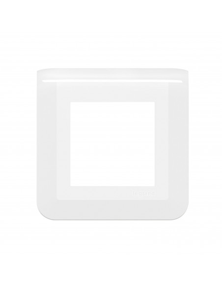 Plaque de finition Mosaic pour 2 modules blanc LEGRAND 200942