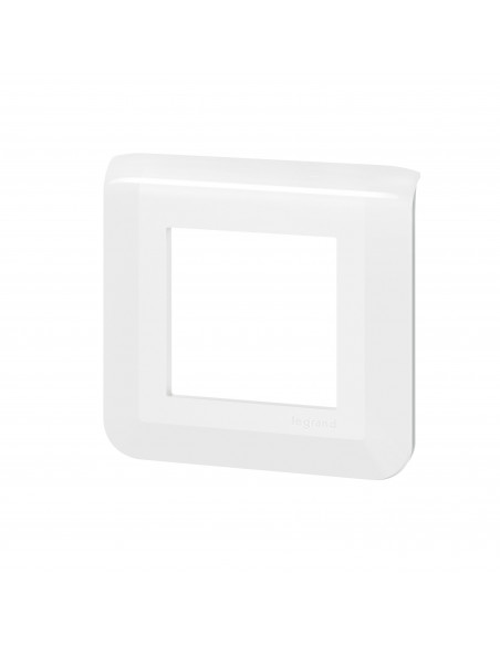 Plaque de finition Mosaic pour 2 modules blanc LEGRAND 200942