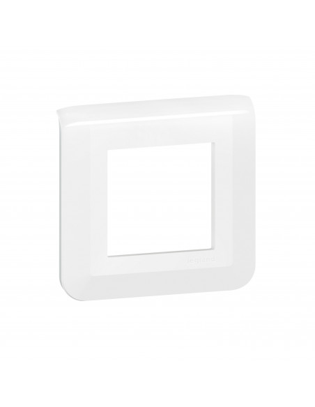 Plaque de finition Mosaic pour 2 modules blanc LEGRAND 200942