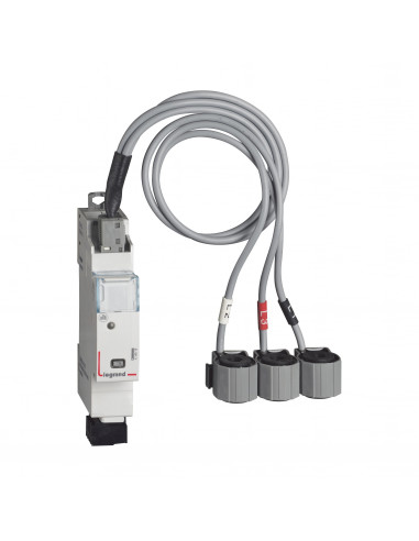 Module de mesure 3x monophasé + 3 tores fermés EMS CX³ jusqu'à 63A 1 module LEGRAND 414918