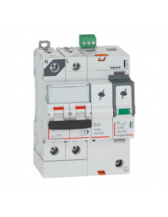 Parafoudre avec protection de court-circuit intégrée type T2 Imax 40kA 1P+N 320V~ 4 modules LEGRAND 412214
