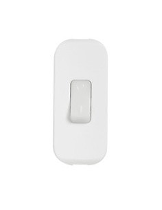 Interrupteur à bascule 2A 250V à touche luminescente et coupure bipolaire blanc LEGRAND 040187 2