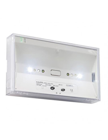 BRIO+/Bloc évac. adress. SATI 100% LED NF AEAS BAES + Fonction DL KAUFEL 280013