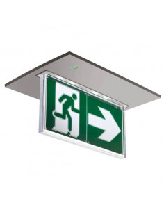 BRIO+/ECO3/Platine encast. + Collerette finition grise Dim. encast. 224x125x KAUFEL 660002