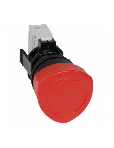 Coup de poing à accrochage non lumineux Osmoz complet IP69 d40 pousser-tourner LEGRAND 023720
