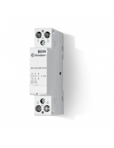 Contacteur 2NC 32A 230V AC/DC AgNi indicateur mécanique 428468 FINDER 227202301410PAS