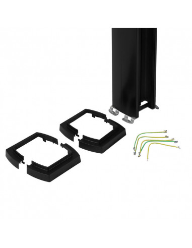 Colonne universelle 2 compartiments - Hauteur 2.67m - Noir LEGRAND 653132