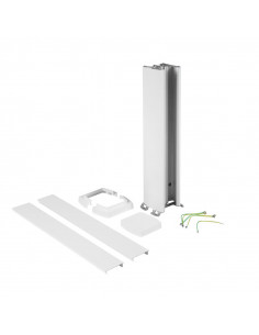 Colonnette universelle 2 compartiments - Hauteur 0,68m - Blanc LEGRAND 653123 2