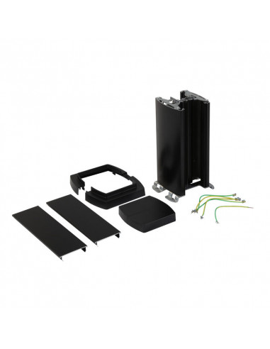 Colonnette universelle 2 compartiments - Hauteur 0,30m - Noir LEGRAND 653122