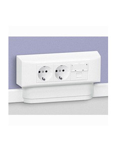Cadre Mosaic 6 modules pour toutes moulures DLPlus blanc LEGRAND 031614 2