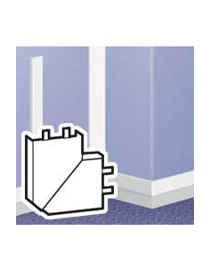Angle plat variable pour moulure DLPlus 75x20mm blanc LEGRAND 030303 2