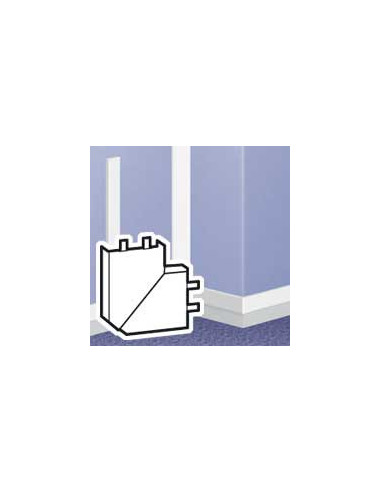 Angle plat variable pour moulure DLPlus 75x20mm blanc LEGRAND 030303