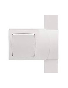 Cadre Appareillage saillie 1 poste pose le long des moulures DLPlus épaisseur 12,5mm blanc LEGRAND 031404 2