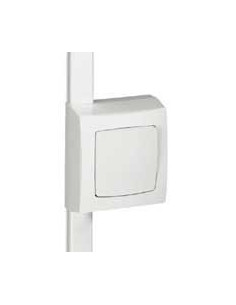 Cadre Appareillage saillie 1 poste pour pose sur moulure DLPlus épaisseur 20mm Blanc LEGRAND 031409 2