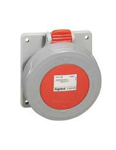 Prise à entraxes unifiés P17 IP66/67 16A de 380V à 415V 3P+N+T LEGRAND 555389 2