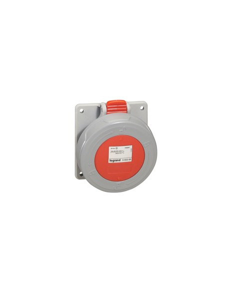 Prise à entraxes unifiés P17 IP66/67 16A de 380V à 415V 3P+N+T LEGRAND 555389