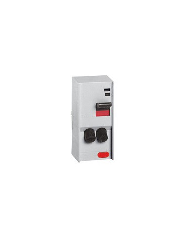 Combiné Pac à cartouches Pac saillie à voyant 20A 2 Pôles gris clair LEGRAND 046187