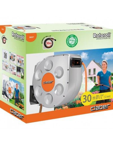 ENROULEUR ROTOROLL 30 M EVO Claber 8697