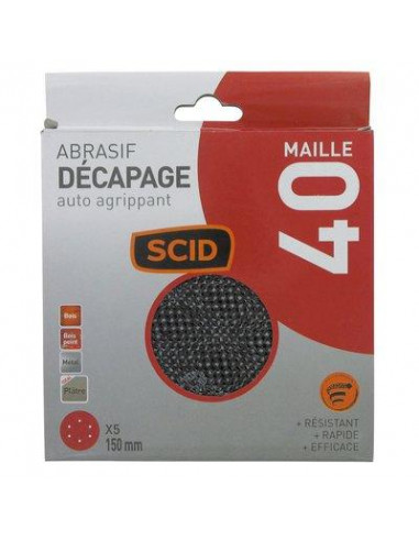 DISQUE MAILLE D150MM G40 /5 SCID
