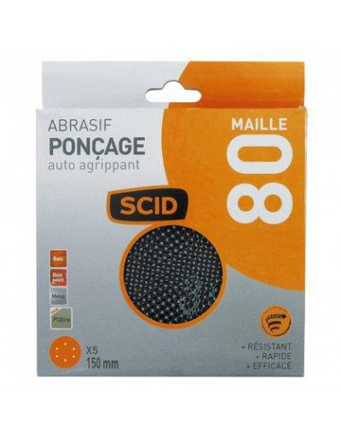 DISQUE MAILLE D150MM G80 /5 SCID
