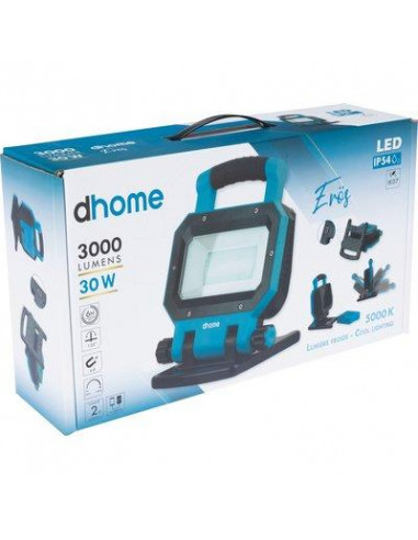 PROJECT LED RECHAR 3000LM Dhome JF8500-30W
