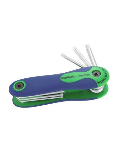 JEU CLE MALE TORX S/MONTURE Outibat